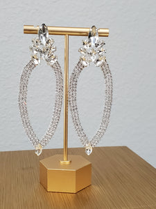 Eva Marquise Stone Evening Earring