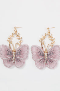 Lilly Butterfly Lace Earrings