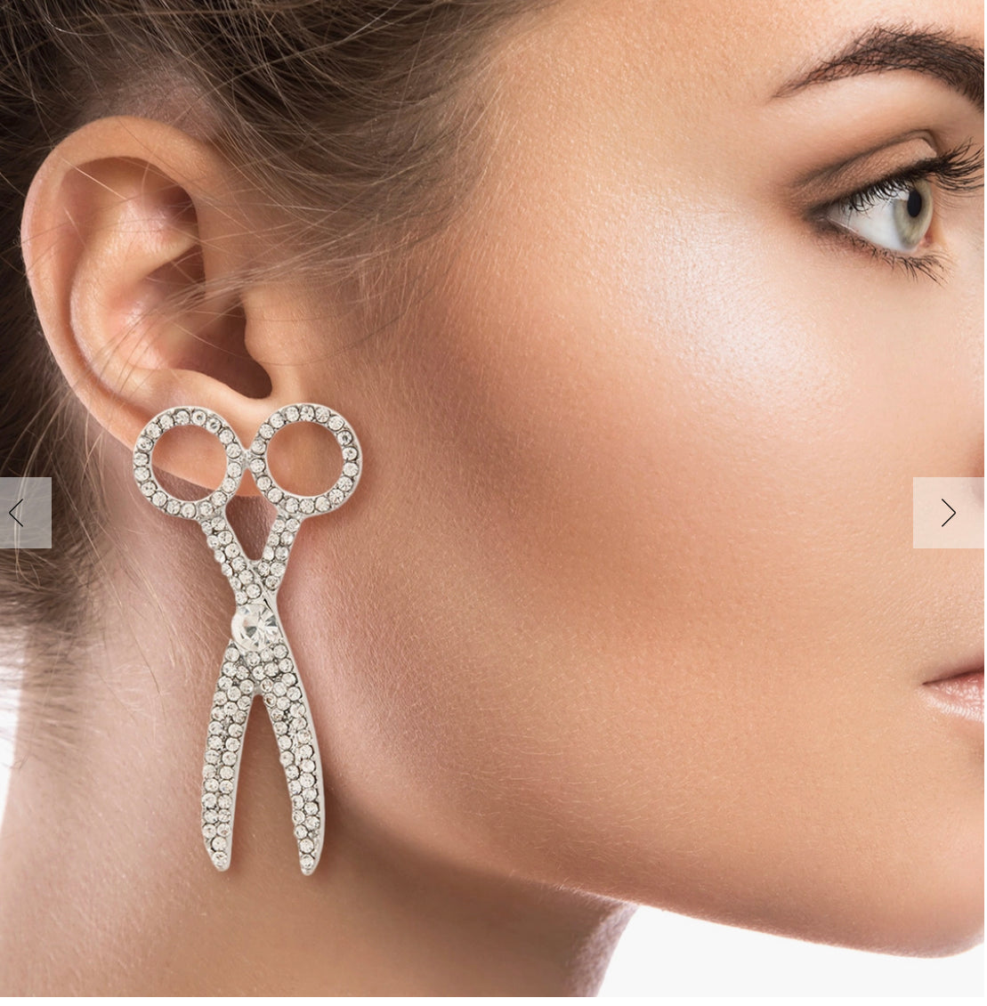Liyah Rhinestone Scissors Earring’s