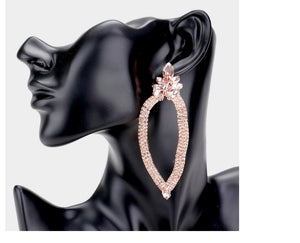 Eva Marquise Stone Evening Earring