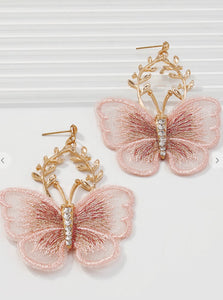 Lilly Butterfly Lace Earrings