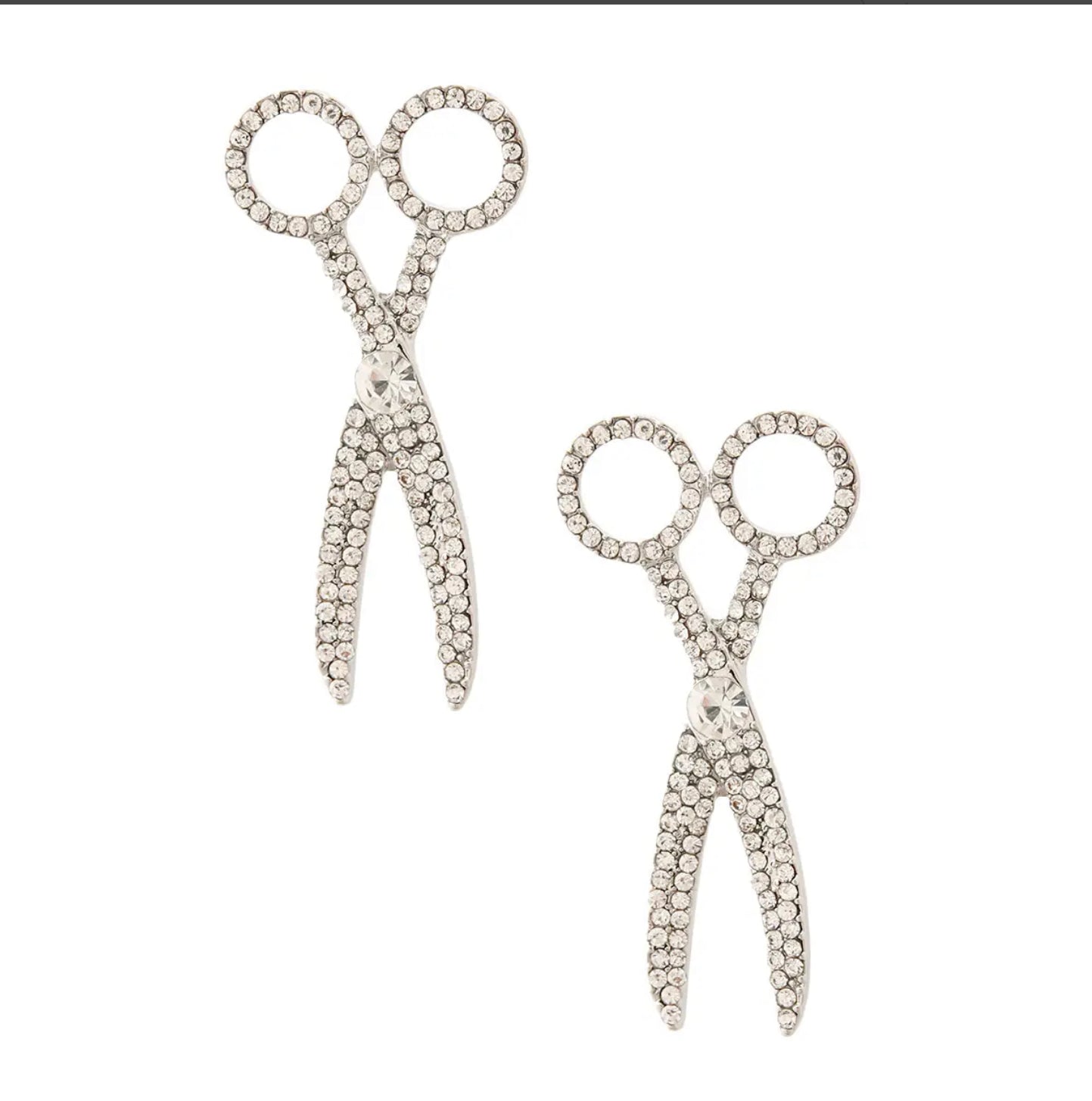 Liyah Rhinestone Scissors Earring’s