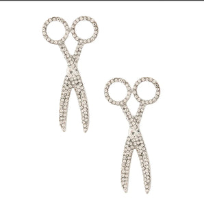 Liyah Rhinestone Scissors Earring’s
